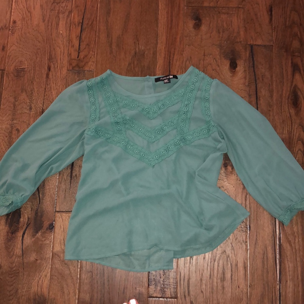 Forever 21 olive green Blouse